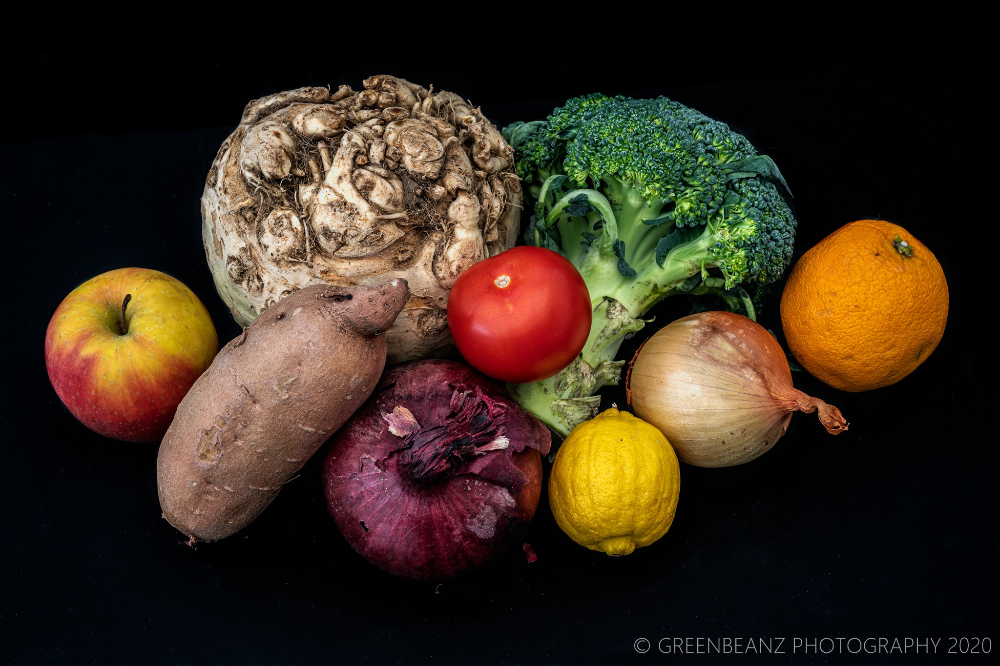 'Fruit and Veg Box' Still Life from the 'Stay at Home' album in March 2020